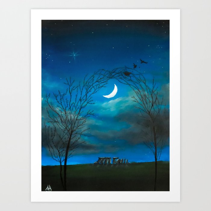 The Moon Gate Art Print