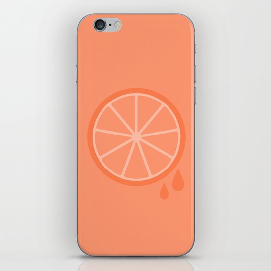 #51 Orange iPhone & iPod Skin