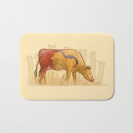 Ode to Heffer Bath Mat | Funny, Movies & TV, Illustration 