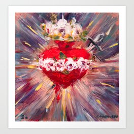 Immaculate Heart II Art Print