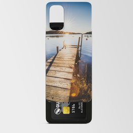 Sunburst Over Old Pier Android Card Case