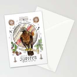 Jupiter Eagle Stationery Card