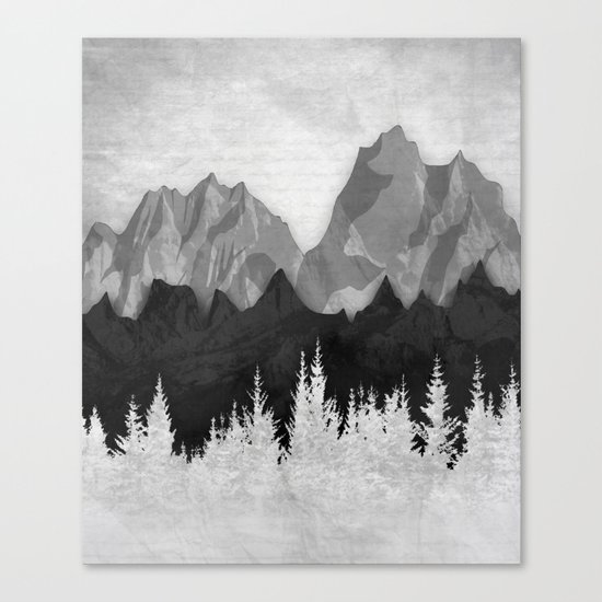 Layered Landscapes Canvas Print