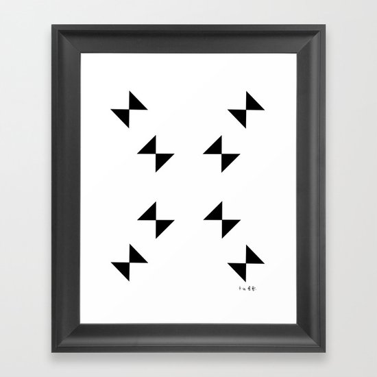 :::CRIME_WEATHER::: Framed Art Print