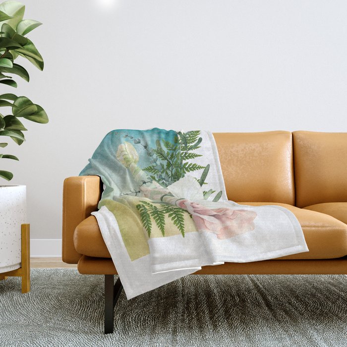 Floral Dream Throw Blanket