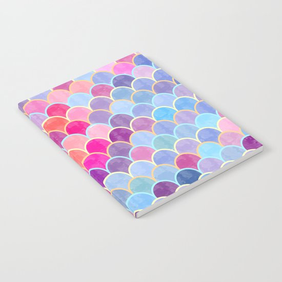 Watercolor Lovely Pattern VIII Notebook