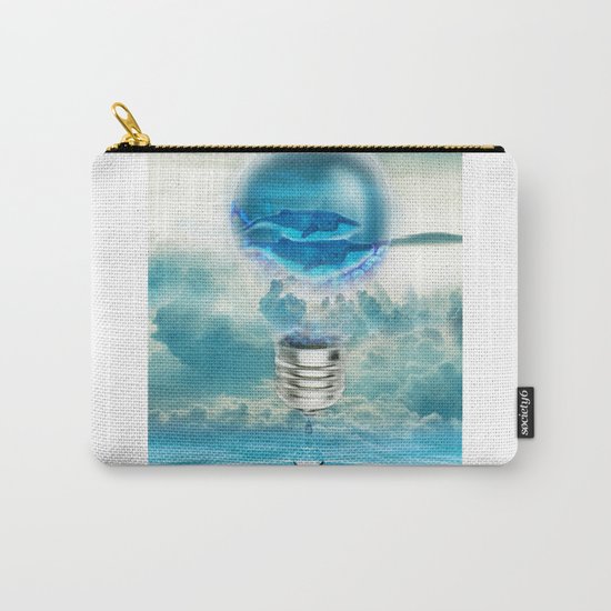 Two Whales - Digital Art by Sharito Lopez Carry-All Pouch