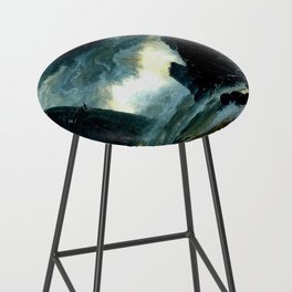 A lighthouse in the storm Bar Stool