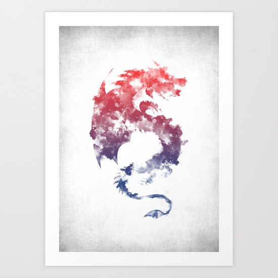 Dragon's Myth Art Print
