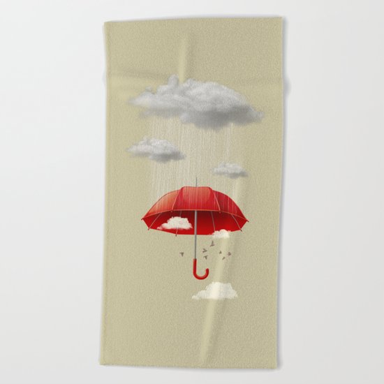 Silver lining Beach Towel