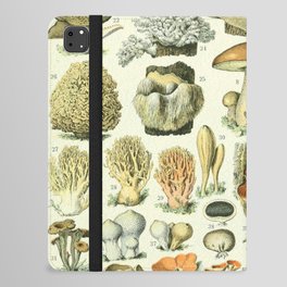 Vintage French Illustration - Champignons - Mushrooms  iPad Folio Case