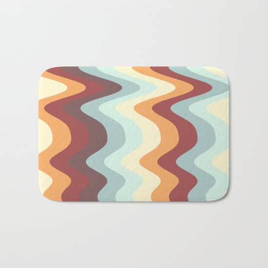 Abstract lines 27 Bath Mat