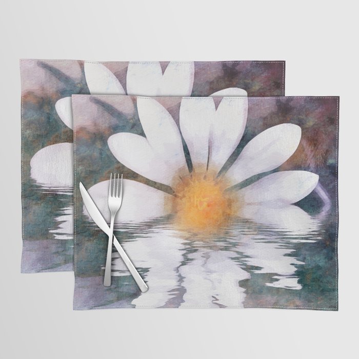 Daisy Daze Floral Digital Art from Still Life Nature Photography Placemat