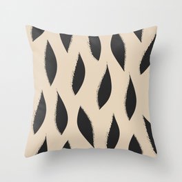 Abstract minimalist pattern Throw Pillow