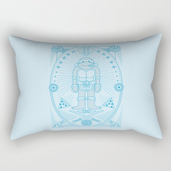 Leo Pizza Jam Rectangular Pillow