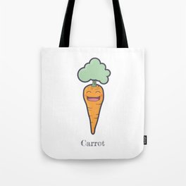 Happy Carrot Tote Bag