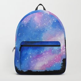 Night Sky, Acrylic Galaxy Art Backpack
