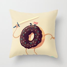 Baked to Rule Throw Pillow