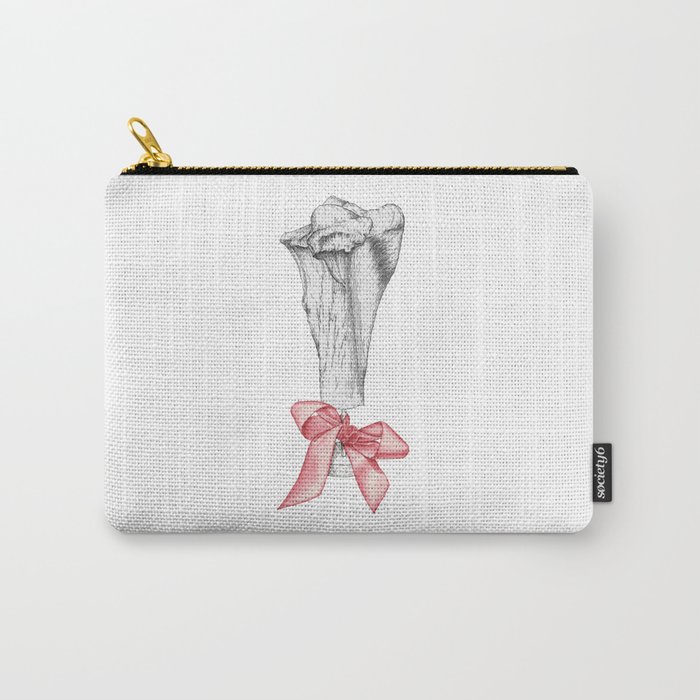 Bowed Bone Carry-All Pouch