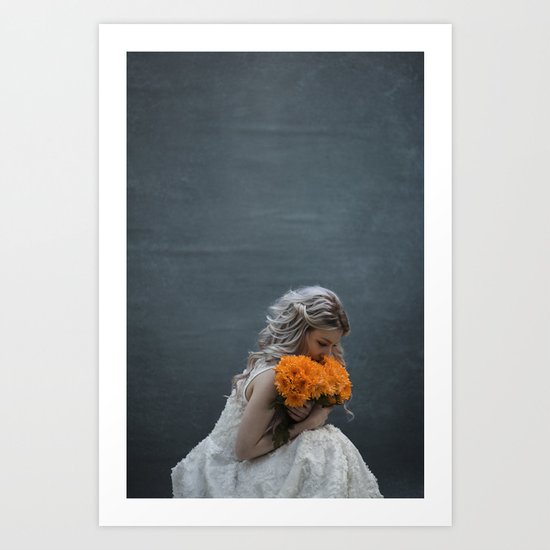 Flower morning Art Print