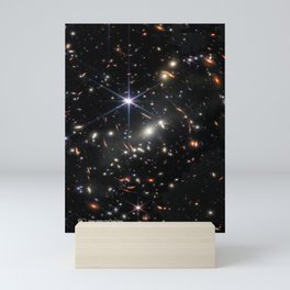 James Webb's First Deep Field (James Webb/JWST) — space poster Mini Art Print