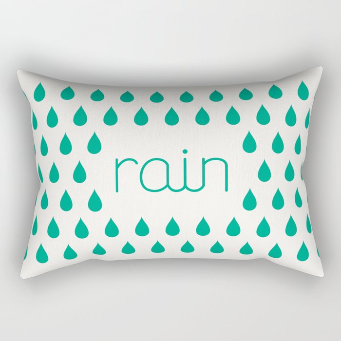Rain Rectangular Pillow