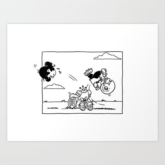 Aaaugh! Art Print