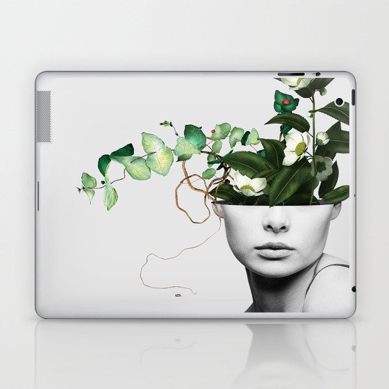 LADY FLOWERS XIII Laptop & iPad Skin