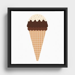 Ice Cream Framed Canvas