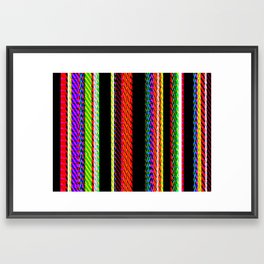 Stripe Variant 1. Framed Art Print