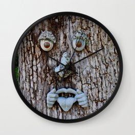 Silly Tree Wall Clock