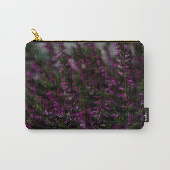 purple flora Carry-All Pouch