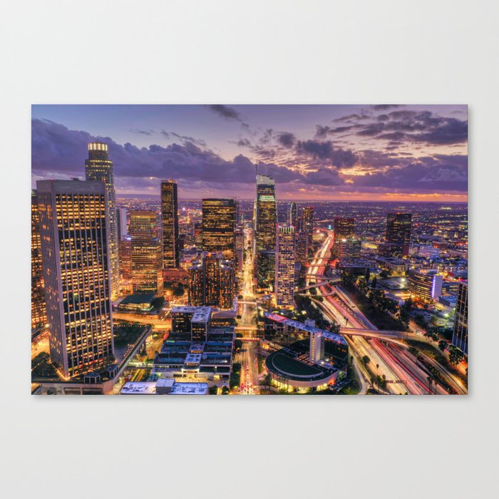Los Angeles, California, City Views Canvas Print