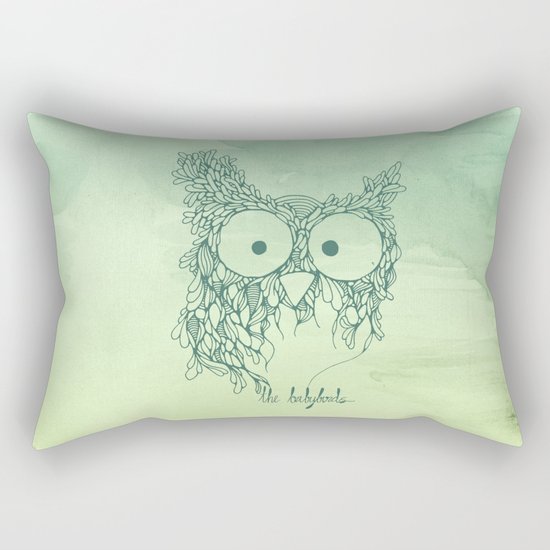 The Babybirds Owl 02 Rectangular Pillow