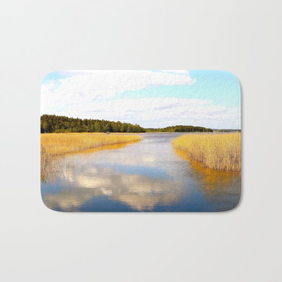 View From The Bridge Bath Mat