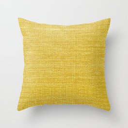 Golden Heritage Hand Woven Cloth Throw Pillow
