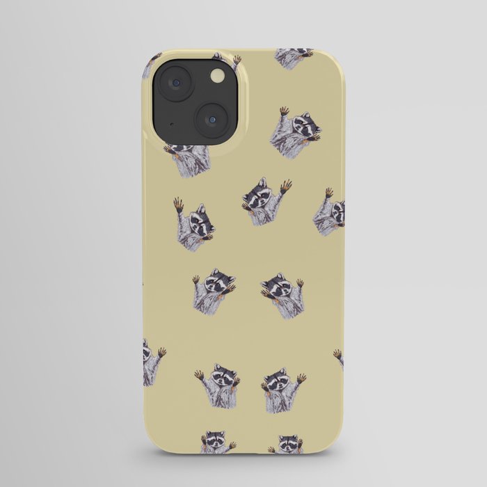 Playful Dancing Raccoons Edition 6 iPhone Case