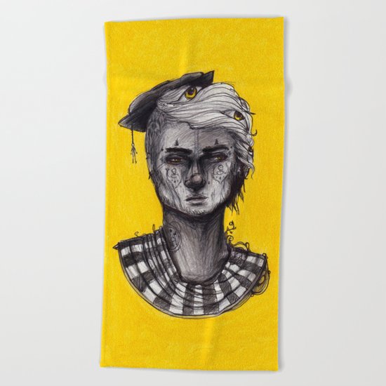 Seen in Yellow Beach Towel