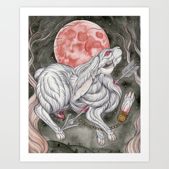 Myth of the Rabbit's Foot Art Print