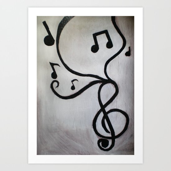 Music Notes Art Print