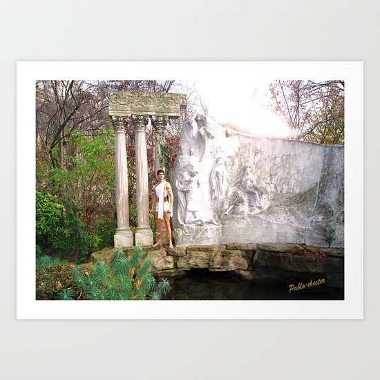 Adonis garden Art Print