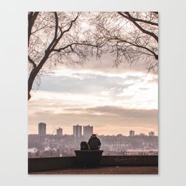 Peace and Quiet on a Winter Day in Edmonton Canvas Print