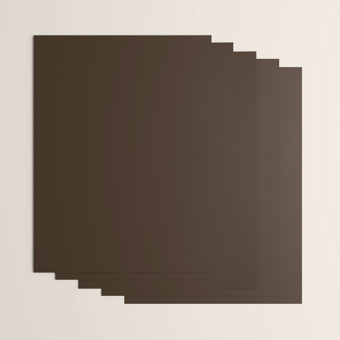 Minimal Monochrome Coal Dark Brown