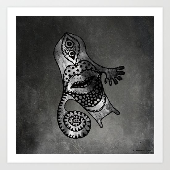 Whirlpool Hand ( HQ pixel ) Art Print