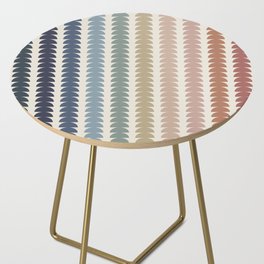 Maude Pattern- Vintage Multicolor Side Table