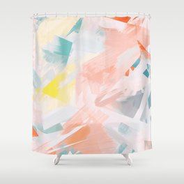 Pastel Splash Shower Curtain