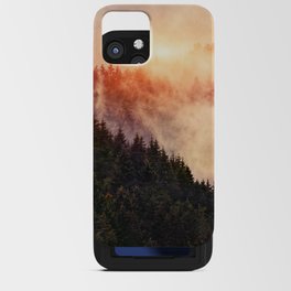 In My Other World //  Sunrise In A Romantic Misty Foggy Fairytale Forest With Trees Covered In Fog iPhone Card Case