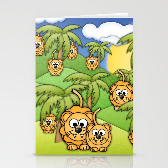 Little Lions. Stationery Cards