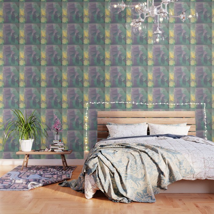 Geometric Pastels Abstract Art By Fluid Nature Wallpaper By