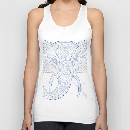 Ethnic Elephant Unisex Tank Top